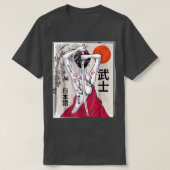  Samurai Culture Scenery Sakura Ch T-shirt (Design voorkant)