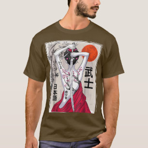 Samurai Culture Scenery Sakura Ch T-shirt