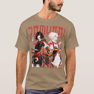 Samurai Cyborg Girl Aesthetische Japanner Kawaii R T-shirt