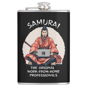 Samurai: de originele thuiswerkers heupfles