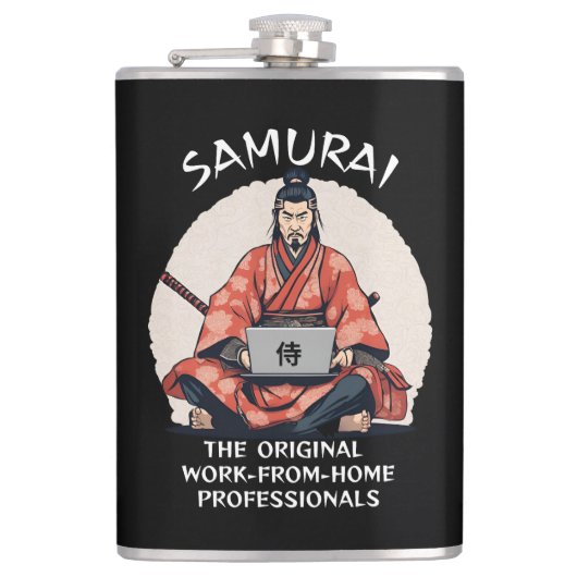 Samurai: de originele thuiswerkers heupfles (Voorkant)