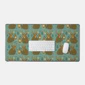 Samurai Deer with Gaming Lantern  Bureaumat (Keyboard & Muis)
