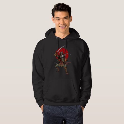 Samurai Demon Oni Hoodie (Voorkant volledig)