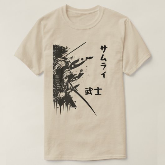 Samurai Design サムライ T-shirt (Design voorkant)
