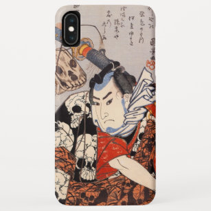 Samurai die een schedelpatroon heeft Case-Mate iPhone case