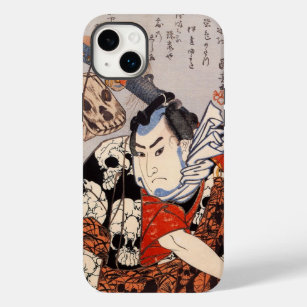 Samurai die een schedelpatroon heeft Case-Mate iPhone 14 plus hoesje