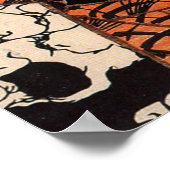 Samurai die een schedelpatroon heeft poster (Hoek)