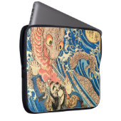 SAMURAI DIE VECHT SALAMANDER LAPTOP SLEEVE (Voorkant Rechts)