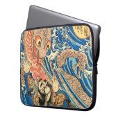 SAMURAI DIE VECHT SALAMANDER LAPTOP SLEEVE (Voorkant Links)