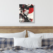 Samurai Digital Art Canvas Afdruk (Insitu (Slaapkamer))