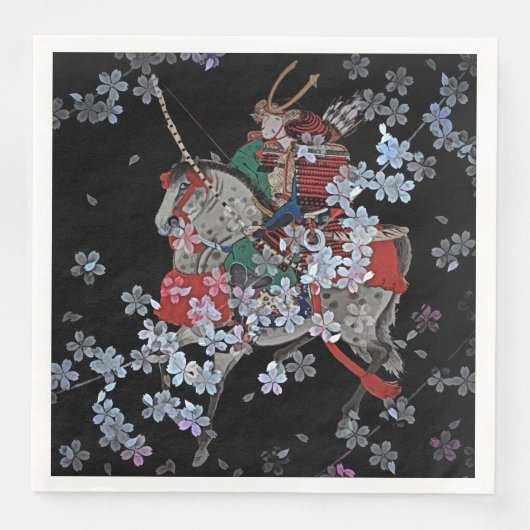Samurai Dinner Papieren servetten (Voorkant)
