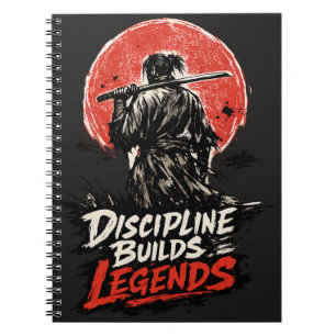 Samurai Discipline Motivatie Kunst Notitieboek