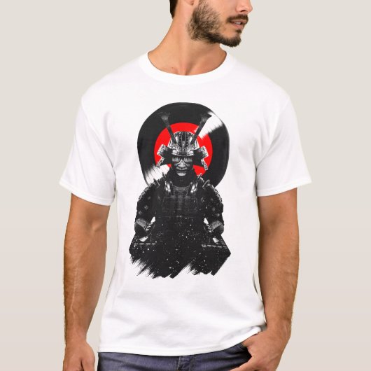 Samurai Dj krijger T-shirt (Voorkant)