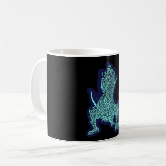 Samurai, door Brian Benson, mok (Voorkant links)