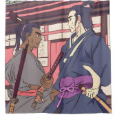 samurai douchegordijn (Voorkant)