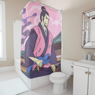 samurai douchegordijn