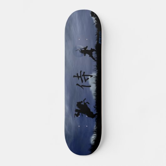 Samurai Dueling Persoonlijk Skateboard (Voorkant)