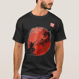 Samurai , een Japanse Cultuur , komt terecht onder T-shirt