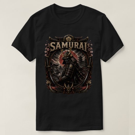 Samurai Elite Krijger T-Shirt (Design voorkant)