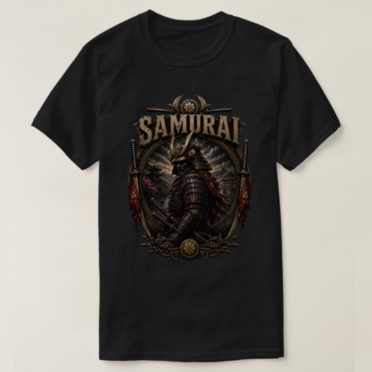 Samurai Elite Krijger T-Shirt (Design voorkant)