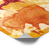 samurai en de draak poster (Hoek)