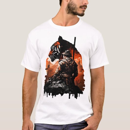 Samurai en de tijger - Het perfecte verband tussen T-shirt (Voorkant)