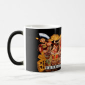 Samurai en Demon Japans Festival Float Magische Mok (Links)