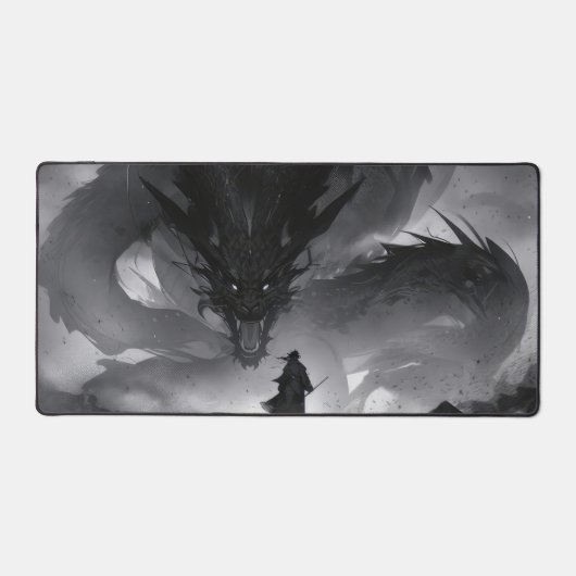 Samurai en draak bureaumat (Voorkant)