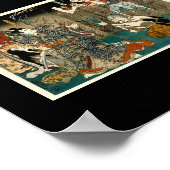 Samurai en Ghosts, ongeveer 1800's Poster (Hoek)