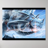 Samurai en Ice Dragon Poster (Voorkant)
