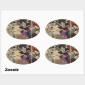 SAMURAI en SCHEDELS STICKER (Vel)