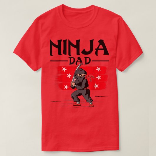 Samurai - Father Ninja Dad T-Shirt Copy (2) (Design voorkant)