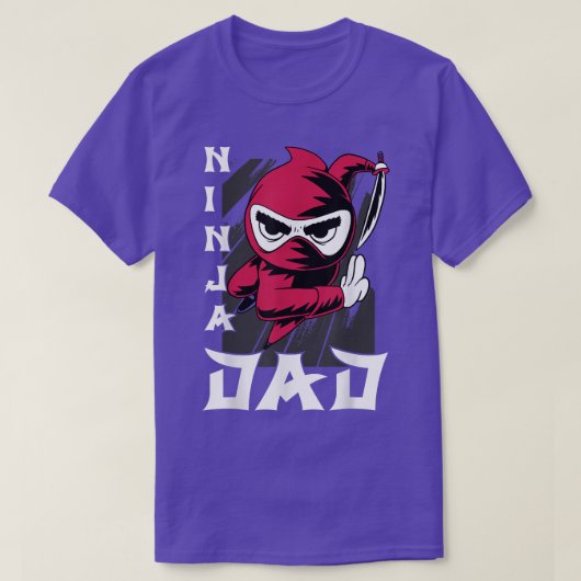 Samurai - Father Ninja Dad T-Shirt Copy Copy Copy  (Design voorkant)