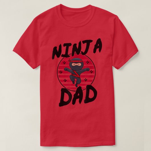 Samurai - Father Ninja Dad T-Shirt Copy Copy Copy  (Design voorkant)