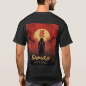 Samurai Feodale Krijger 1X00003 T-shirt (Achterkant)