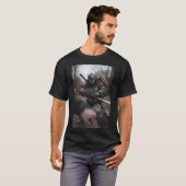 Samurai Feudal Warrior 1X00014 T-shirt (Voorkant volledig)