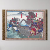 Samurai fight between Hideyoshi and Ito Poster (Voorkant)