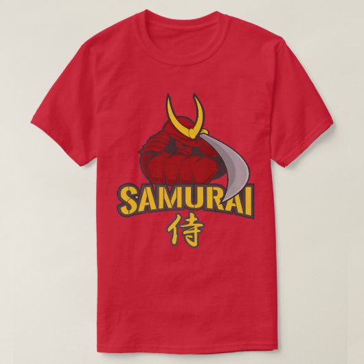 Samurai Fighter Sword (2) T-shirt (Design voorkant)