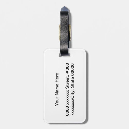 Samurai Fighting a Tiger, Kuniyoshi, Ukiyo-e Bagagelabel (Achterkant verticaal)