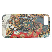 Samurai Fighting a Tiger, Kuniyoshi, Ukiyo-e Case-Mate iPhone Case (Achterkant (Horizontaal))