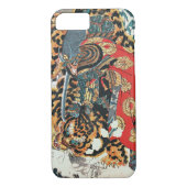 Samurai Fighting a Tiger, Kuniyoshi, Ukiyo-e Case-Mate iPhone Case (Achterkant)
