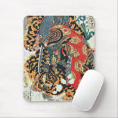 Samurai Fighting a Tiger, Kuniyoshi, Ukiyo-e Muismat (Met muis)
