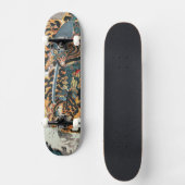 Samurai Fighting a Tiger, Kuniyoshi, Ukiyo-e Persoonlijk Skateboard (Voorkant)
