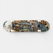 Samurai Fighting a Tiger, Kuniyoshi, Ukiyo-e Persoonlijk Skateboard (Horizontaal)