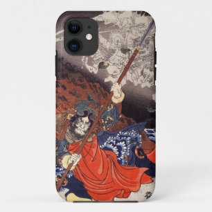 Samurai Fighting Demons iPhone 11 Hoesje