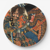 SAMURAI FIGHTING PYTHON PAPIEREN BORDJE (Voorkant)