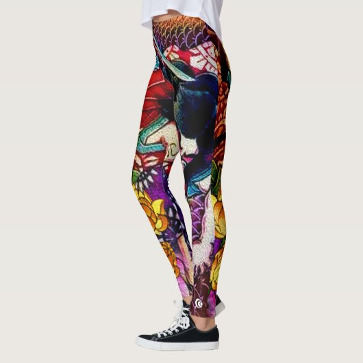 Samurai Fighting Serpent Leggings (Links)
