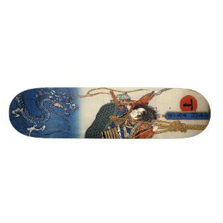 Samurai Fighting Water Dragon Board Persoonlijk Skateboard