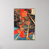 SAMURAI FIGHTMONSTER CANVAS AFDRUK (Voorkant)