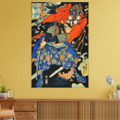 SAMURAI FIGHTMONSTER CANVAS AFDRUK (Insitu (Woonkamer))